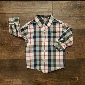 3/$15 Plaid Button Down